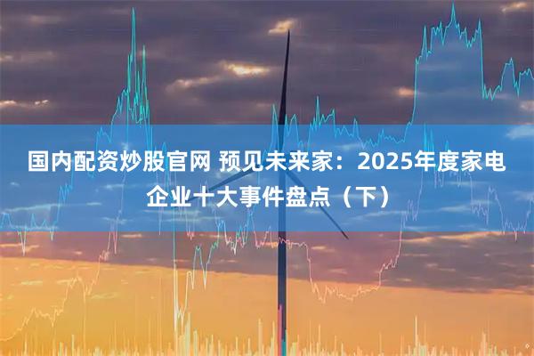 国内配资炒股官网 预见未来家:2025年度家电企业十大事件盘点(下)